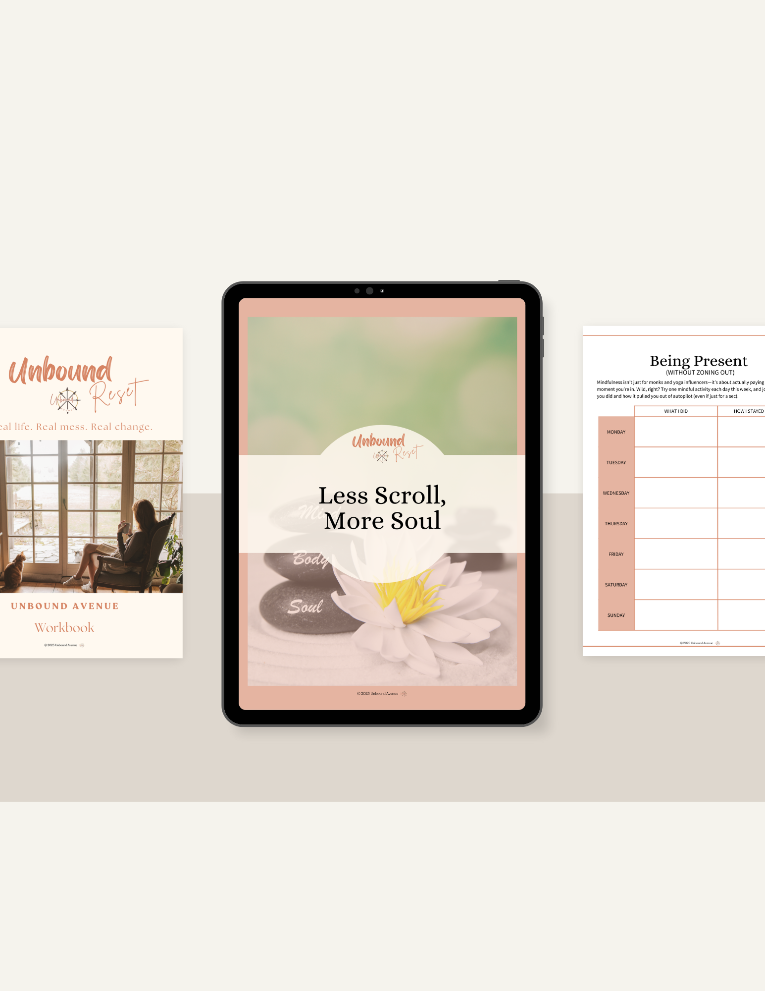 less scroll more soul